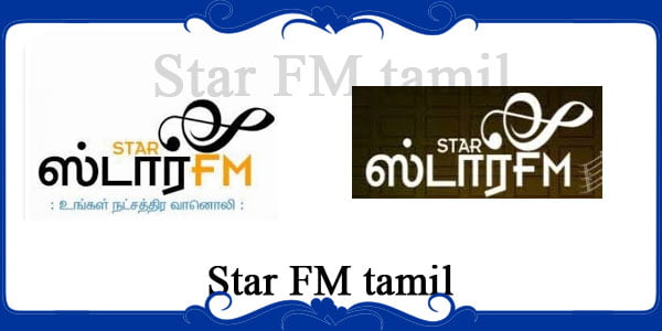 Star FM tamil