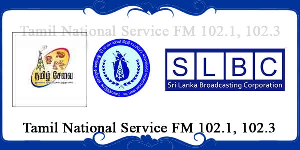 Tamil National Service FM 102.1, 102.3