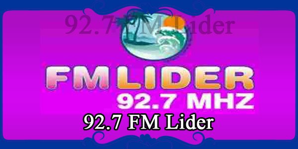 92.7 FM Lider