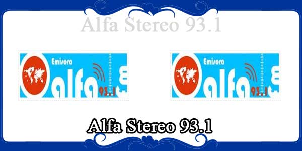 Alfa Stereo 93.1