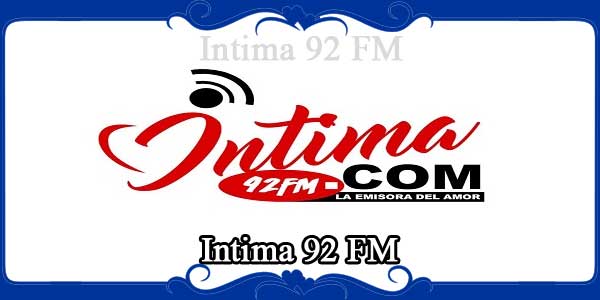 Intima 92 FM