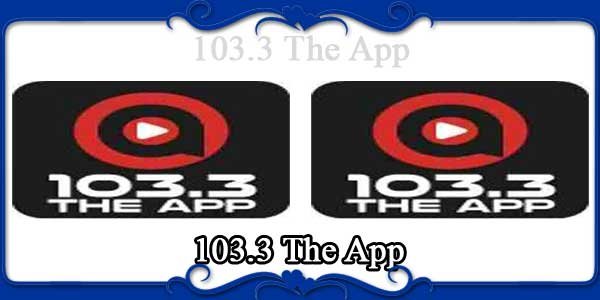 103.3 The App