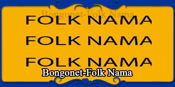 Bongonet-Folk Nama