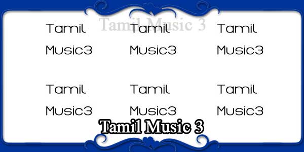 Tamil Music 3