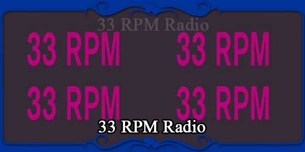 33 RPM Radio