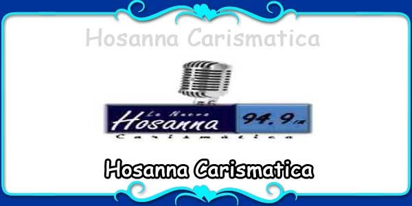 Hosanna Carismatica